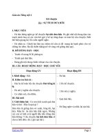 Giáo án Tiếng Việt 1 chủ điểm 12: Kể chuyện Sự tích dưa hấu