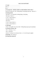 chuyên đề : ĐƯỜNG THẲNG VÀ MẶT PHẲNG SONG SONG