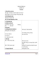 Giáo án Tiếng Việt 1 chủ điểm 10: Chính tả Đi học