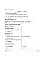 Giáo án Tiếng Việt 1 chủ điểm 11: Chính tả Chia quà