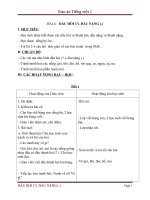 Giáo án Tiếng Việt 1 bài 4: Dấu hỏi. Dấu nặng