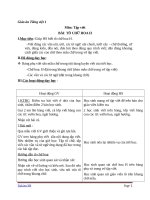 Giáo án Tiếng Việt 1 chủ điểm 4: Tập viết Tô chữ H I K