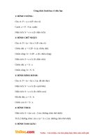 cong thuc hinh hoc o tieu hoc 