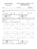 Tổng hợp đề HK1  2017 2018 các trường 