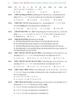 Phương trình mặt phẳng (chưa học pt dt) 