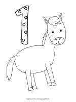 Tô màu chữ số cho bé - Learning Numbers for kids  coloring number pages