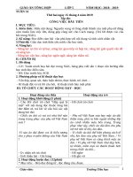 Tuần 31 giáo án lớp 5 soạn theo ĐHPTNLHS năm học 2018   2019 