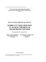 nghiên cứu nhãn sinh thái và áp dụng thí điểm tại thành phố hồ chí minh 