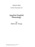 Phonology exercise w key