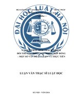 Căn cứ phát sinh trách nhiệm bồi thường thiệt hại ngoài hợp đồng  một số vấn đề lý luận và thực tiễn