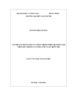 Vấn đề xây dựng đảo và công trình, thiết bị nhân tạo theo quy định của công ước luật biển 1982