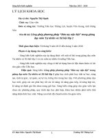 Lồng ghép phương pháp “Bàn tay nặn bột” trong giảng dạy môn Tự nhiên và Xã hội lớp 2