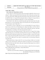 85. Đề thi thử THPTQG Năm 2018 - Môn Văn Học - Tuyệt kỹ luyện giải đề số 03 - File word có lời giải chi tiết