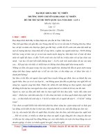 52. Đề thi thử THPTQG năm 2018 - Môn Ngữ Văn - THPT Chuyên KHTN - Lần 1 - File word có lời giải chi tiết