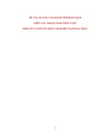 QUẢNG CÁO HÀNH TRÌNH DU LỊCH  TRÊN CÁC TRANG WEB TIẾNG VIỆT  NHÌN TỪ LÍ THUYẾT PHÂN TÍCH DIỄN NGÔN ĐA THỨC