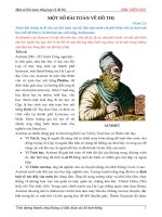 HỌC VIỆN LIVE các bài TOÁN về đồ THỊ 