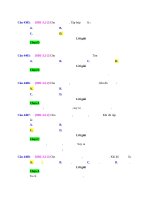 Các phép toán về giao, hợp, hiệu của hai tập hợp   muc do 2 