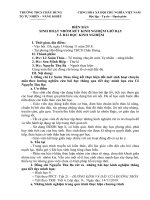 BIEN BAN  SINH HOAT NHOM RUT KINH NGHIEM GIO DAY  VA BAI HOC KINH NGHIEM doi moi theo huong nghien cuu bai hoc