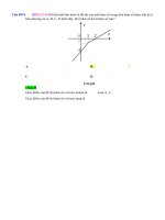 nhận dạng BBT, hàm số và đồ thị hàm số (nhiều công thức)   muc do 3 