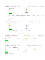 xác định 2 hệ số hàm số bậc hai   muc do 2 