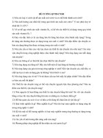 ĐỀ CƯƠNG ÔN TẬP MÔN QUÁ TRÌNH VÀ THIẾT BỊ TRONG CNSH