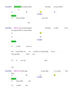 xác định 3 hệ số hàm số bậc hai   muc do 2 