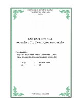MỘT SỐ BIỆN PHÁP NÂNG CAO CHẤT LƯỢNG GIẢI TOÁN CÓ LỜI VĂN CHO HỌC SINH LỚP 5