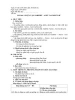 Giáo án hóa học 11 Bài 46  Luyện tập Anđexit Xeton Axit cacboxylic