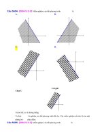D02   tìm miền nghiệm của 1 bất phương trình bậc nhất hai ẩn   muc do 2 