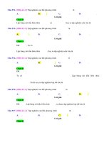 D03   xét dấu biểu thức nhờ dấu của các nhị thức bậc nhất   muc do 2 