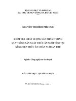 KIEM TRA CHAT LUONG SAN PHAM TRONG QUY TRINH SAN XUAT THUC AN NUOI TOM TAI XI NGHIEP THUC AN CHAN NUOI AN PHU 