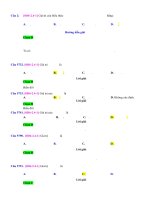 D04   tính giá trị biểu thức lượng giác theo giá trị lượng giác đơn giản hơn   muc do 1 