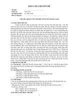 CHỦ ĐỀ: ĐỊNH LUẬT ÔM ĐỐI VỚI TOÀN MẠCH (2 tiết)