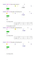 D02   giải bất phương trình bậc 2   muc do 2 