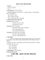 CHỦ ĐỀ: BẢN VẼ KĨ THUẬT môn Công nghệ CN 11