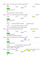 D02   đk để phương trình bậc 1 một ẩn có n nghiệm   muc do 3 