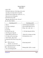 Giáo án Tiếng Việt 1 chủ điểm 6: Chính tả Hoa sen