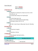 Giáo án Tiếng Việt 1 chủ điểm 12: Tập đọc Ò ó o