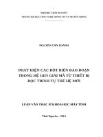 Phát hiện các đột biến đảo đoạn trong hệ gen giải mã từ thiết bị đọc trình tự thế hệ mới 