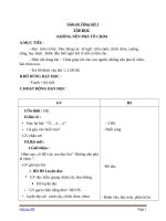 Giáo án Tiếng Việt 1 chủ điểm 12: Tập đọc Không nên phá tổ chim