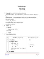 Giáo án Tiếng Việt 1 chủ điểm 1: Chính tả Tặng cháu