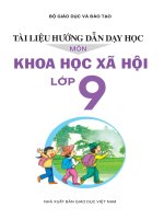 Tài liệu hướng dẫn dạy học môn khoa học xã hội lớp 9
