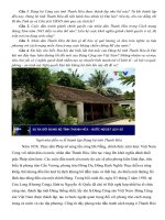 Bài dự thi tìm hiểu lịch sử tỉnh đảng bộ thanh hoá