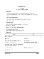 Giáo án Tiếng Việt 1 chủ điểm 5: Tập đọc Vì bây giờ mẹ mới về