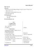 Giáo án Tiếng Việt 1 chủ điểm 4: Tập đọc Mẹ và cô