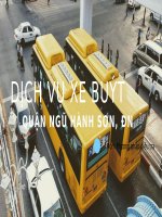 Sự hài lòng về dịch vụ xe buýt quận Ngũ Hành Sơn, Đà Nẵng