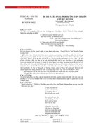 ĐỀ THI đáp án môn NGỮ văn TỈNH NAM ĐỊNH  