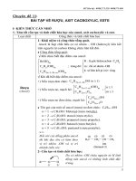 CHUYÊN đề 11 rượu axit   este 