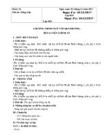 Giaó án bài rèn chính tả ngữ văn địa phương tiết 64