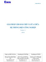 GIẢI PHÁP CHO BẢO TRÌ VÀ SỮA CHỮA HỆ THỐNG ĐIỆN CÔNG NGHIỆP